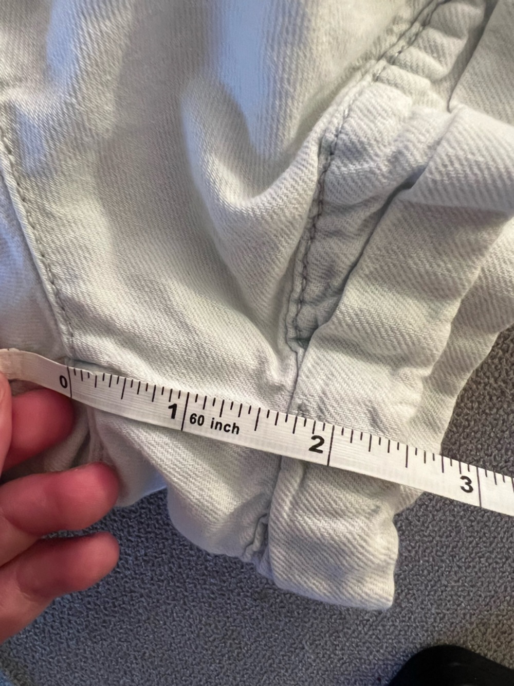 ‼️EUC: Pact Organic Light Chambray Denim Pocket Shorts - M - Picture 8 of 8